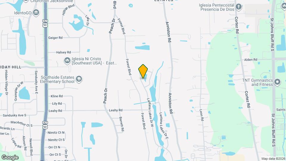 2719 Lantana Lakes Dr W Map and Location Details
