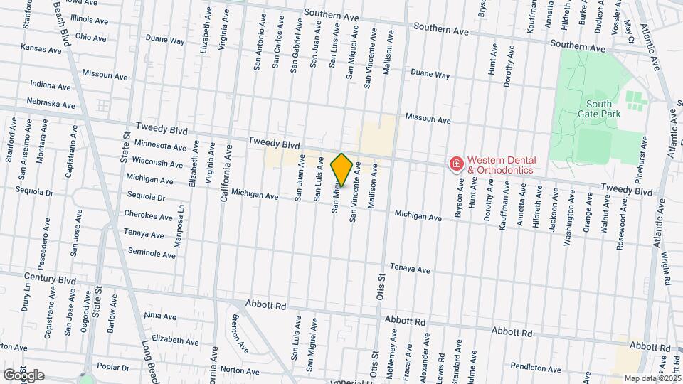 10116 San Miguel Ave, Unit A Mapa y Detalles de la Ubicación