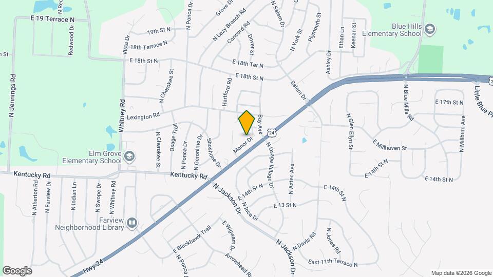 18902 Manor Dr Map and Location Details