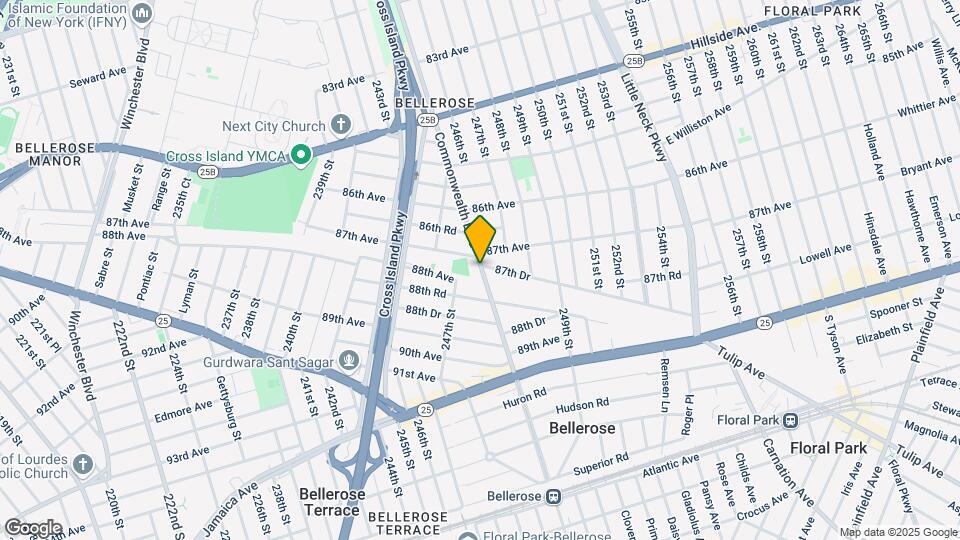 87-20 Commonwealth Blvd Map and Location Details