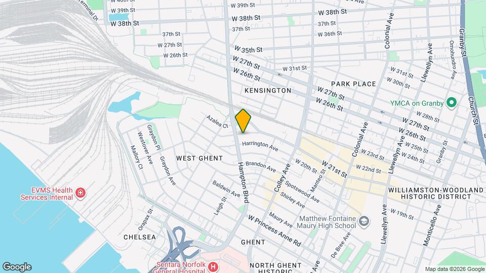 963 Woodrow Ave Map and Location Details