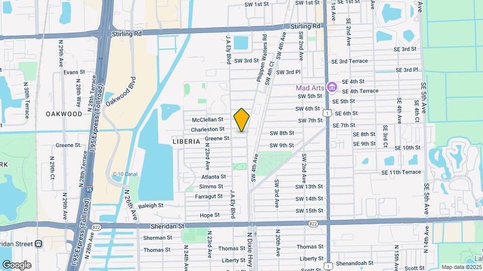 708 SW 8th St Map and Location Details