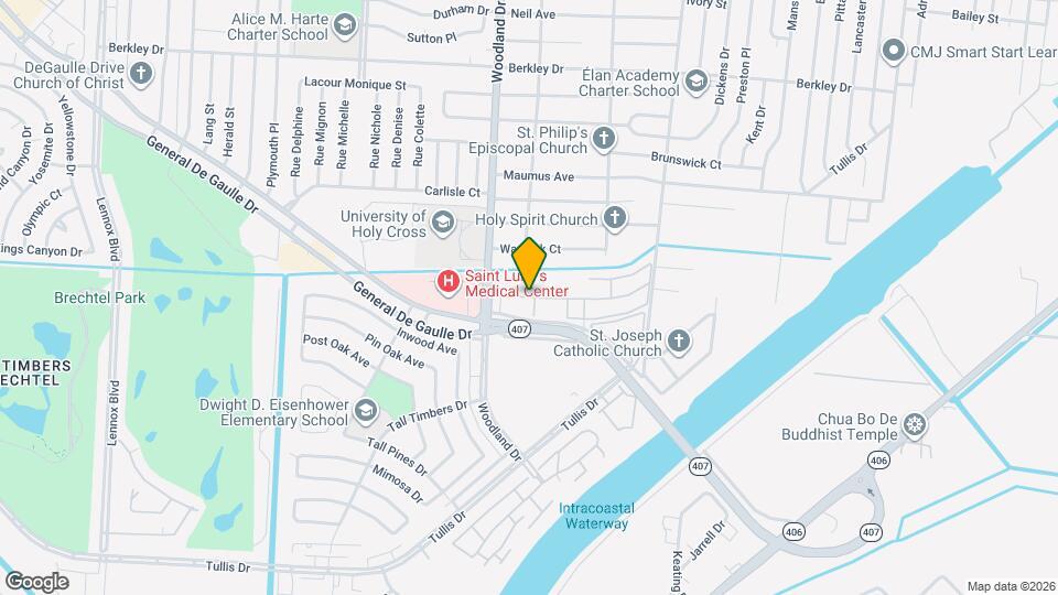 Audobon Pointe Resident Svc Map and Location Details