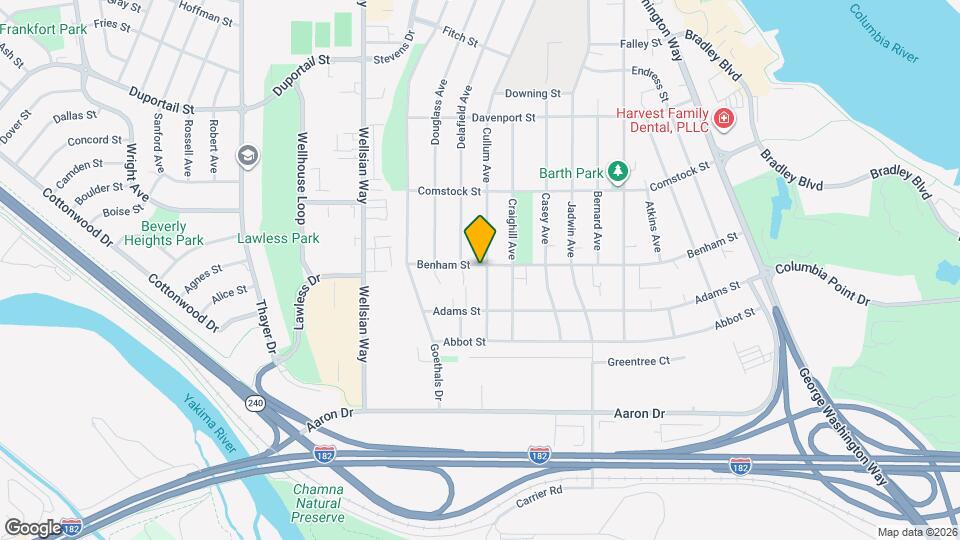 1005 Benham St Map and Location Details
