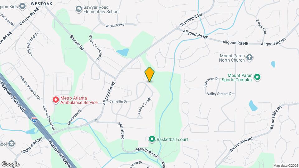 1140 Azalea Cir NE Map and Location Details