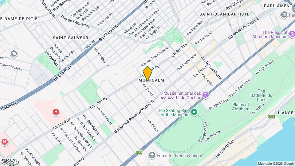 Les Habitats Apartments Map and Location Details