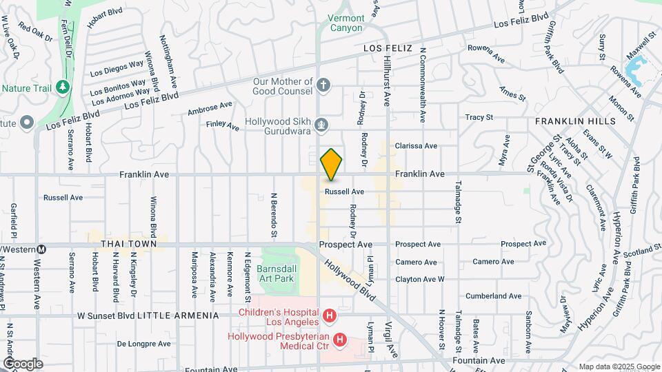 4637 Russell Ave Map and Location Details