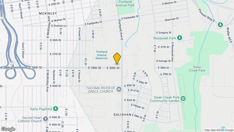 1509 E 38th St Map and Location Details