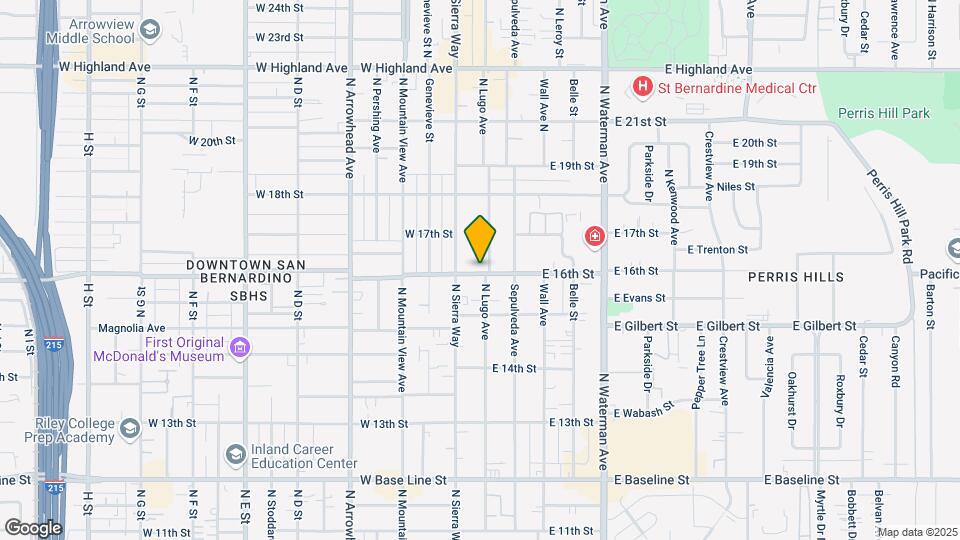 140 E 16th St Mapa y Detalles de la Ubicación