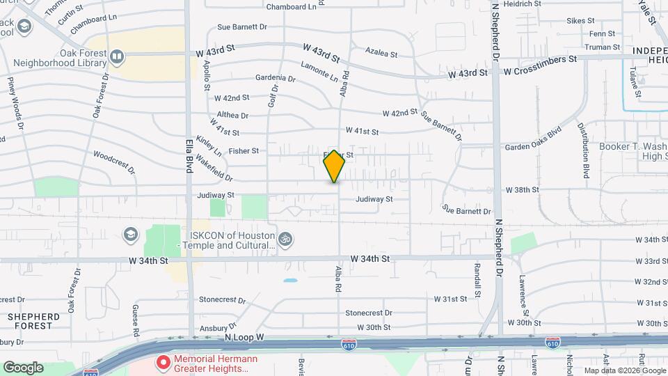 3619 Alba Rd Map and Location Details