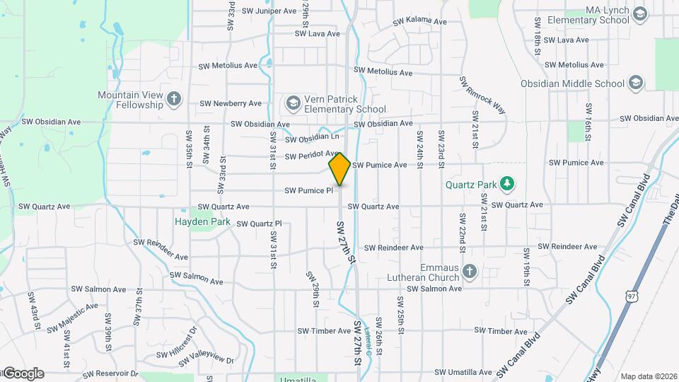 1513 SW Pumice Pl Mapa y Detalles de la Ubicación