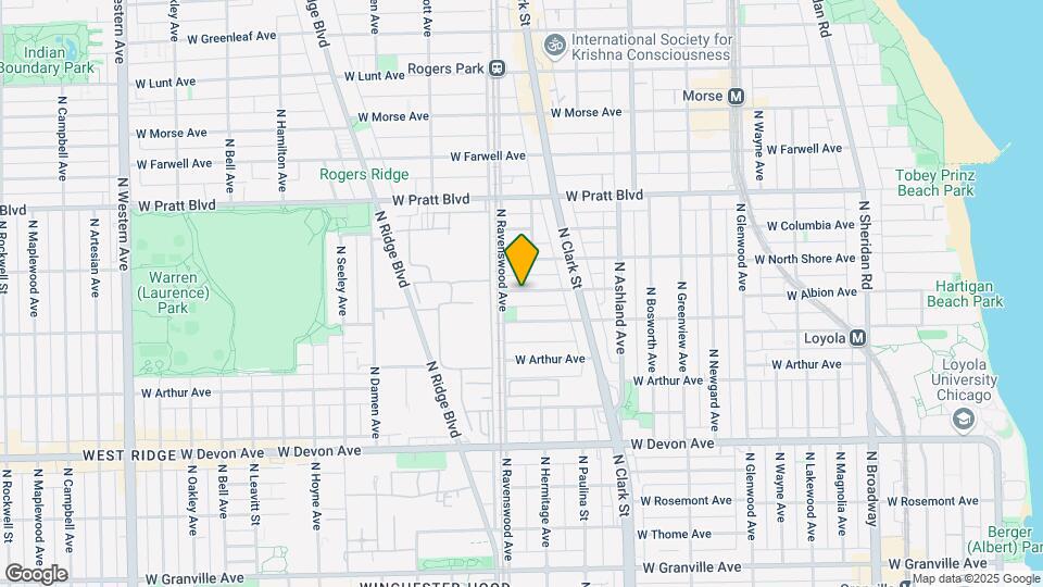 1745 W Wallen Ave Map and Location Details