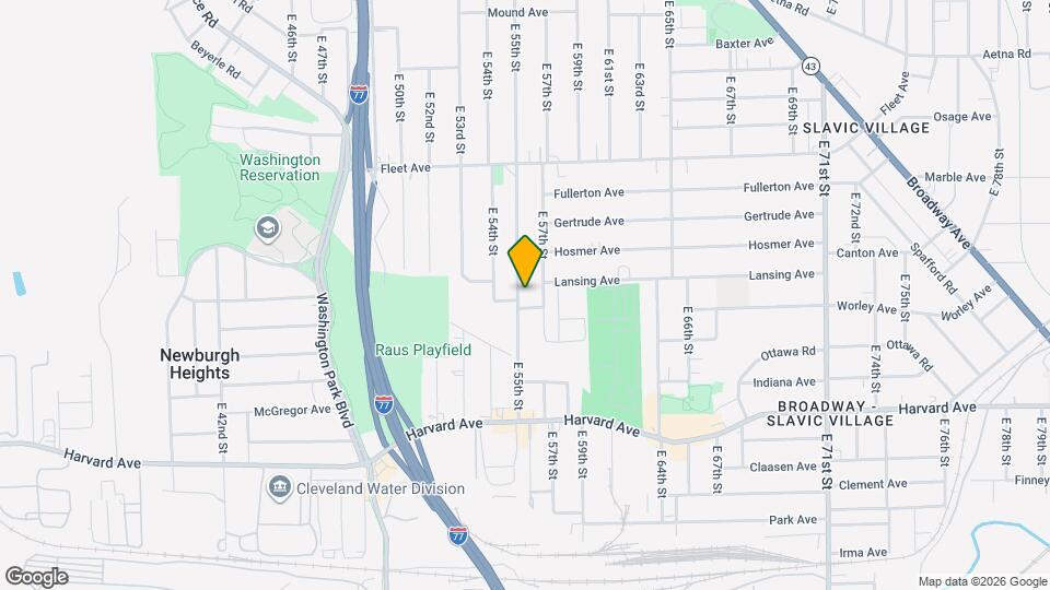 3893 E 55th St Map and Location Details