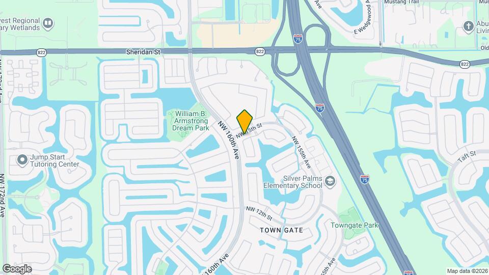 15961 NW 14th Rd Map and Location Details