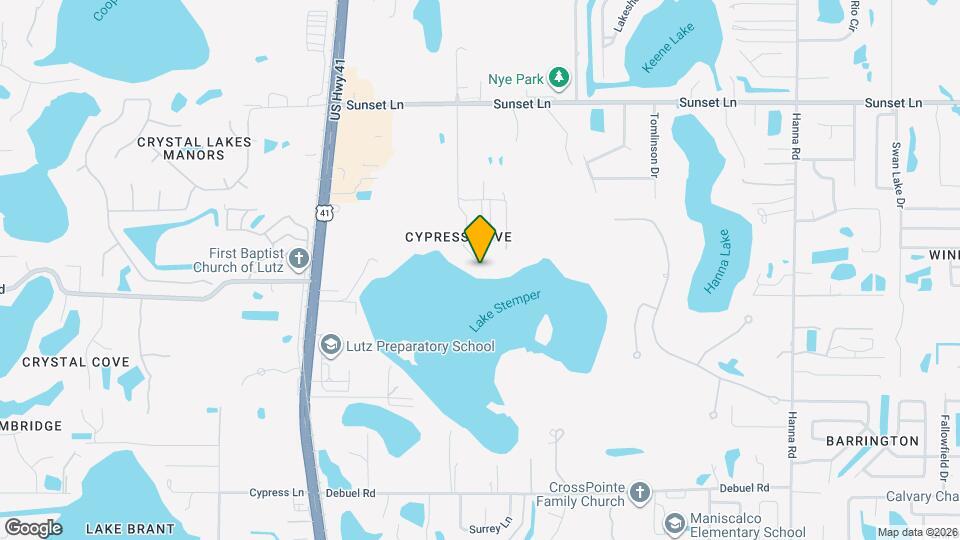 18200 Cypress Cove Ln Map and Location Details