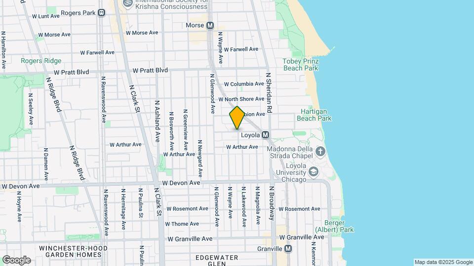 6540 N Lakewood Ave, Unit S Mapa y Detalles de la Ubicación