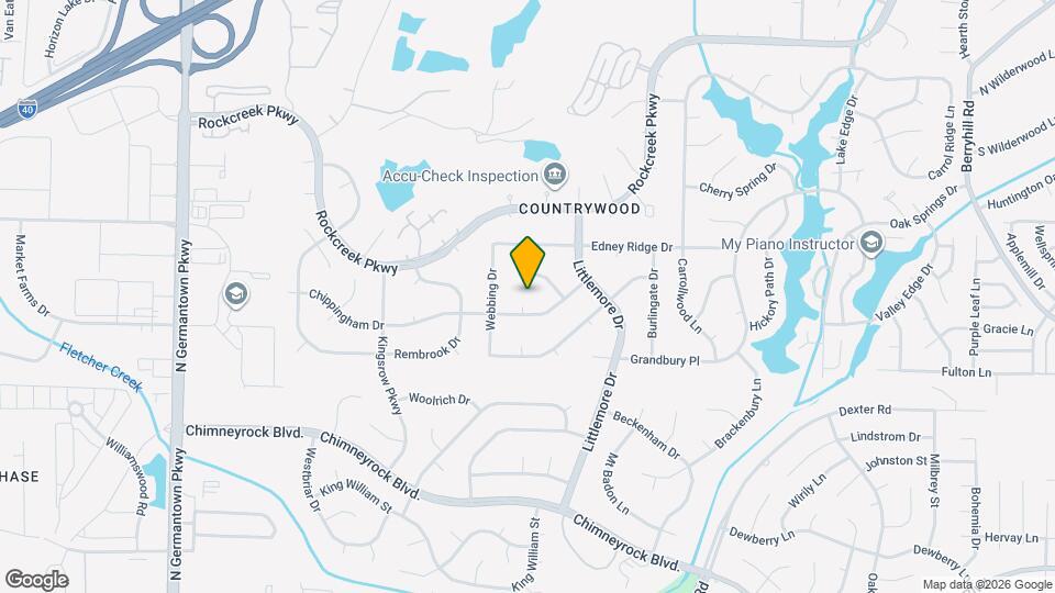 2220 Nutbush Pl Map and Location Details