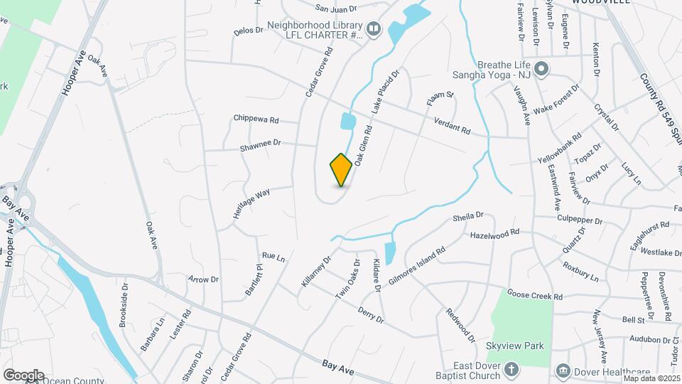 102 Oak Glen Rd Mapa y Detalles de la Ubicación