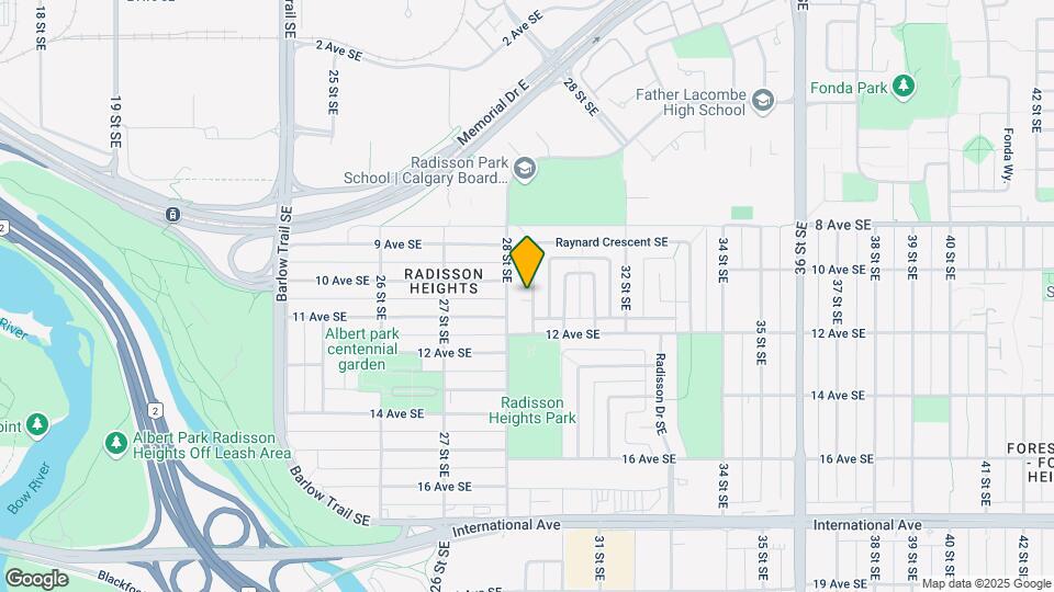 724 Raynard Cres SE Map and Location Details