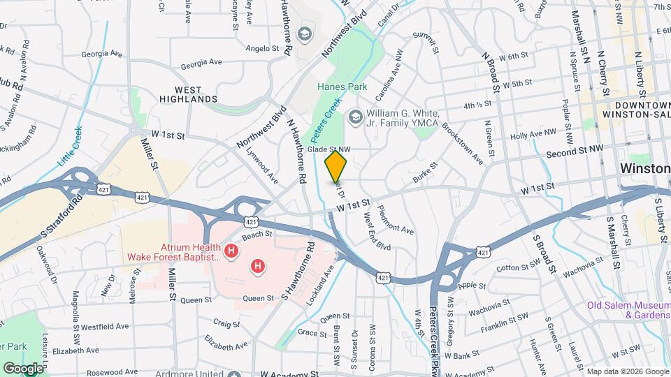 130 N Sunset Dr Map and Location Details