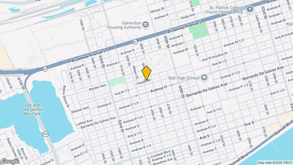 4823 Fannin Dr Map and Location Details