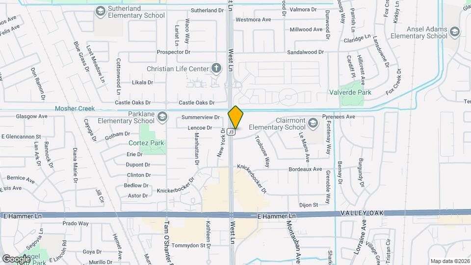 1529 Pyrenees Ave Map and Location Details