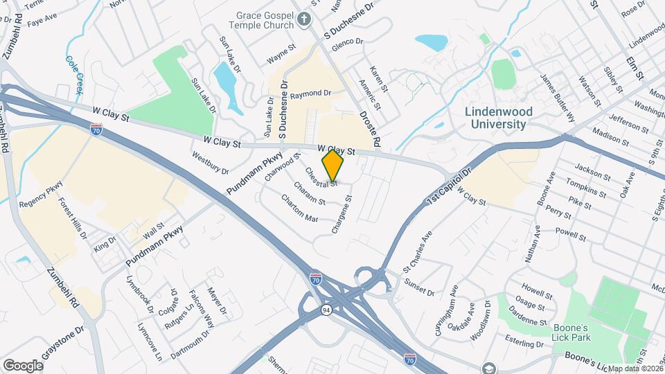 2415 Chesstal St Map and Location Details