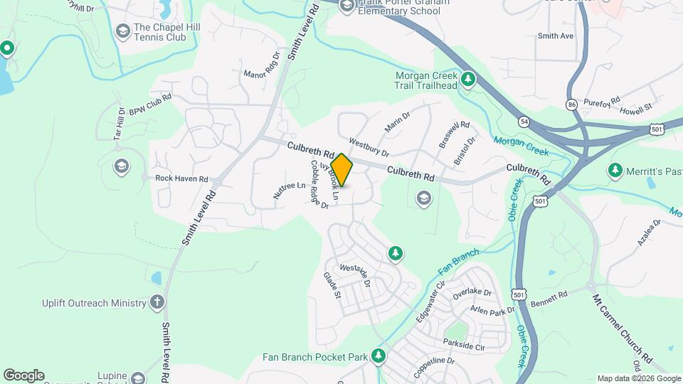 121 Ivy Brook Ln Map and Location Details