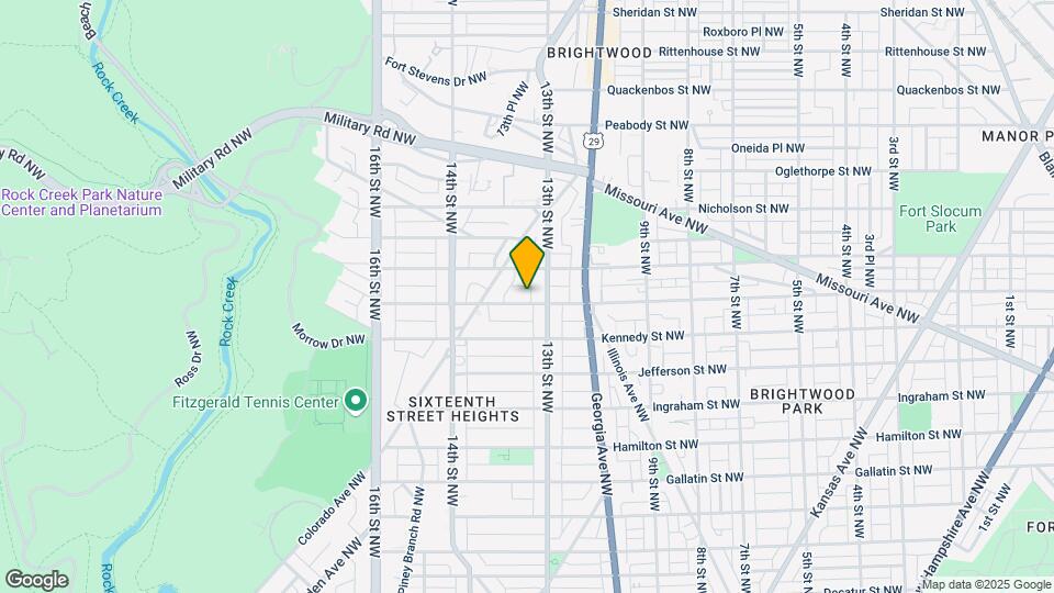 1307 Longfellow St NW Map and Location Details
