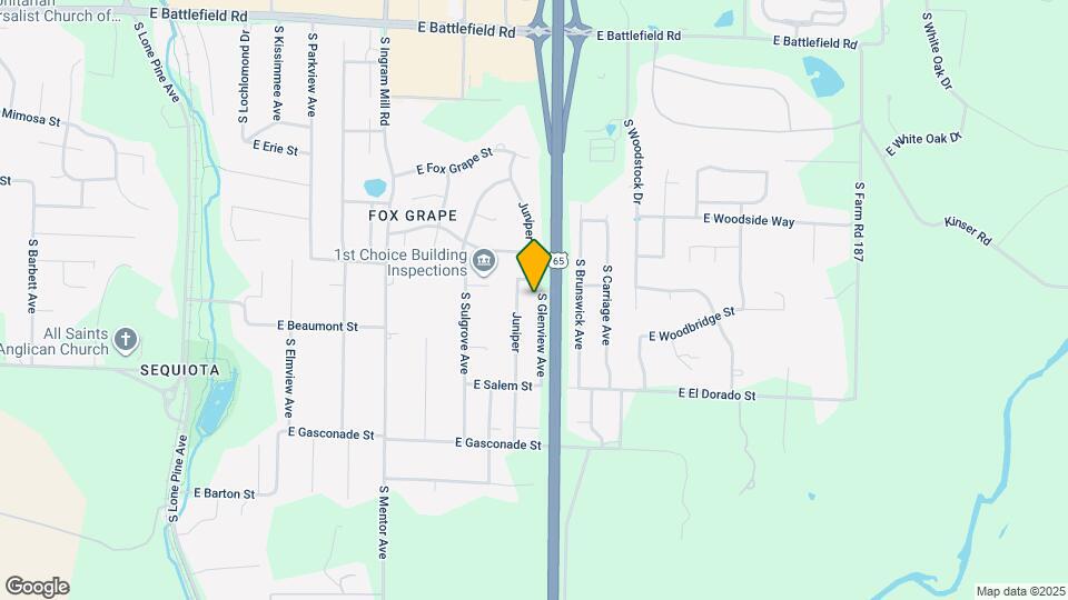 3427 S Glenview Ave Map and Location Details
