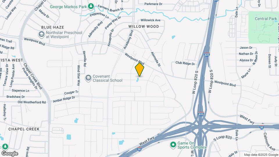 9636 Fallston Dr Map and Location Details