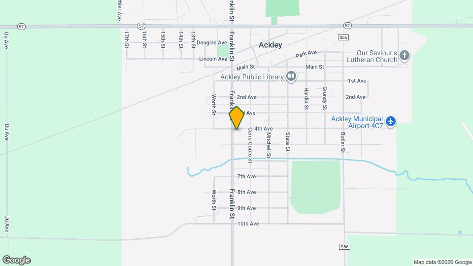 705 Franklin St Map and Location Details