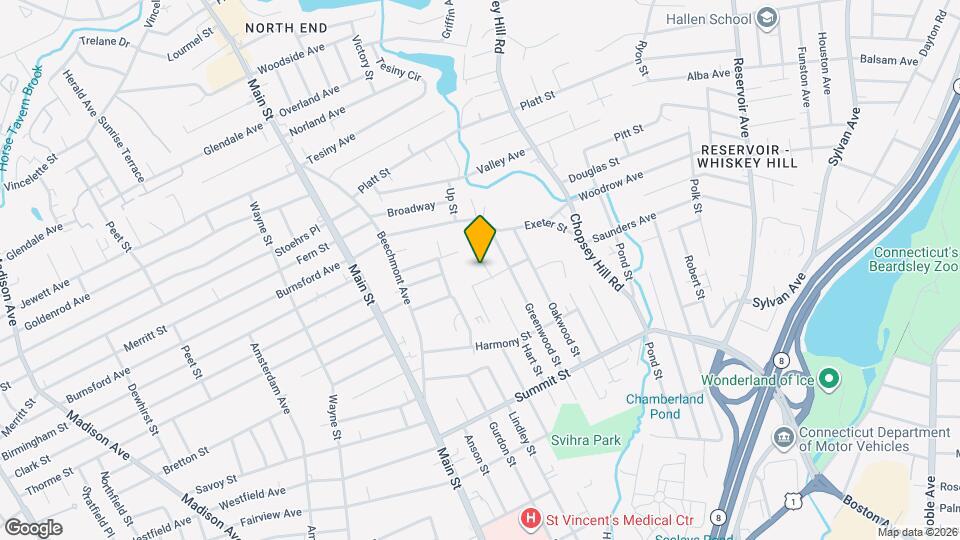 845 Hart St Mapa y Detalles de la Ubicación