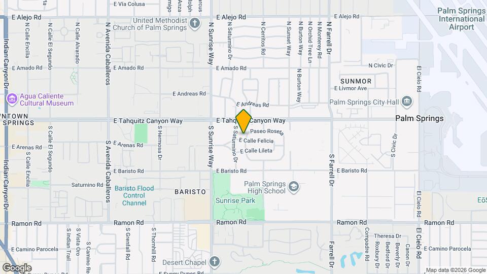 1990 E Calle Felicia Map and Location Details