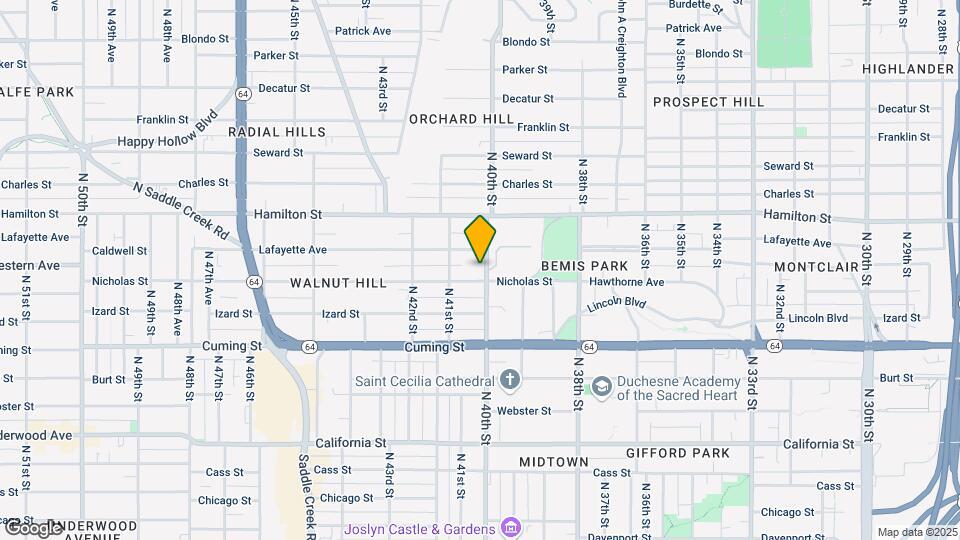 1112 N 40th St Map and Location Details