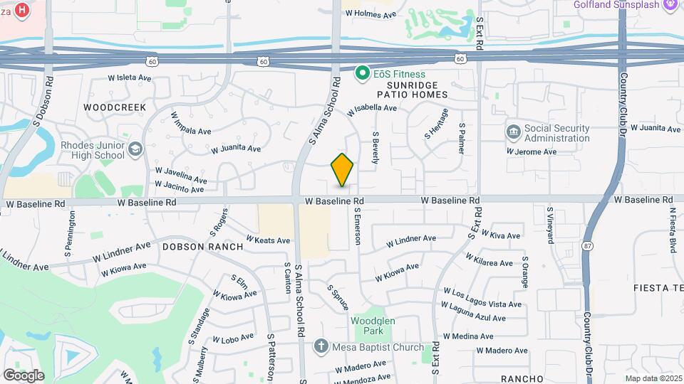 1942 S Emerson, Unit 1942 S. Emerson Map and Location Details