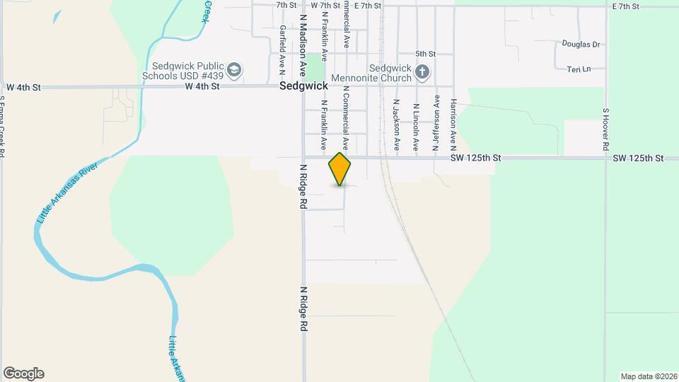 205 S Commercial Ave Map and Location Details