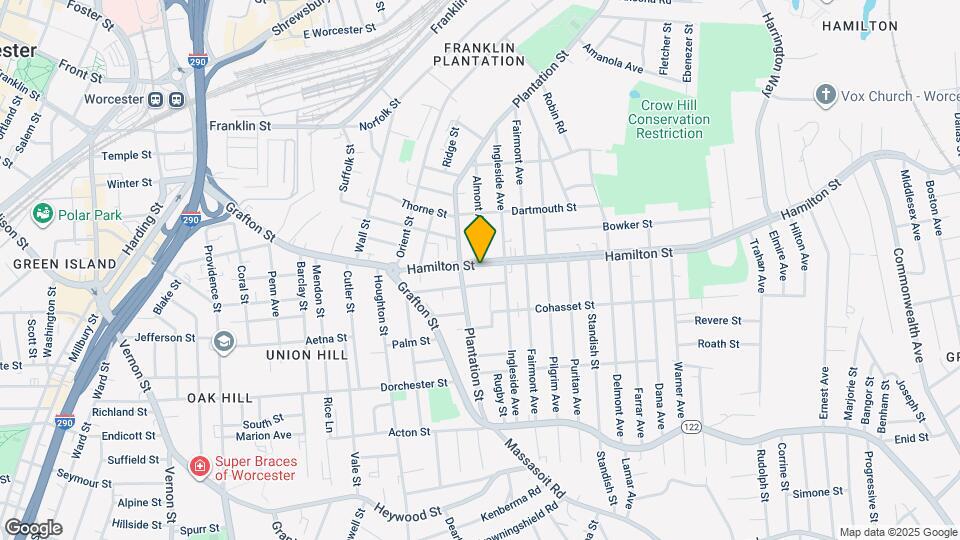 64 Hamilton St, Unit 2nd Floor Map and Location Details