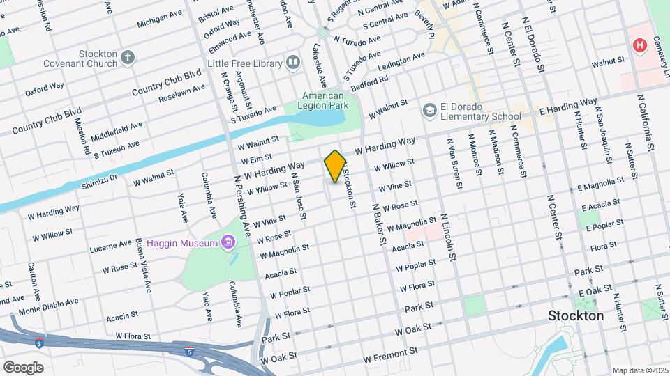 1330-1332 N Yosemite St Map and Location Details