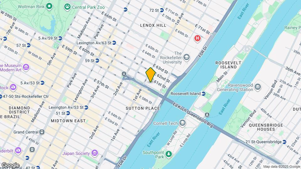 410 E 60th St Map and Location Details