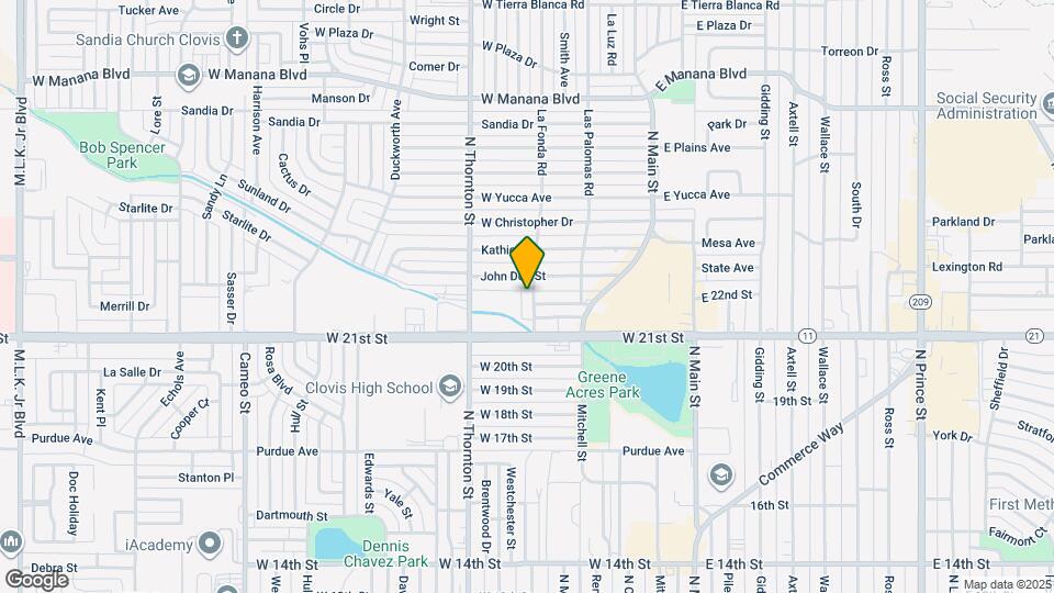 2124 La Fonda Rd Mapa y Detalles de la Ubicación