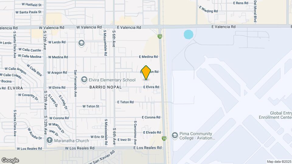 333 E Elvira Rd Map and Location Details