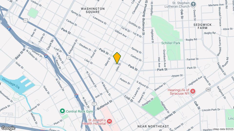 153 John St Map and Location Details