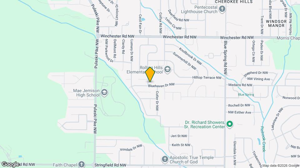 4742 Bluehaven Dr NW Map and Location Details