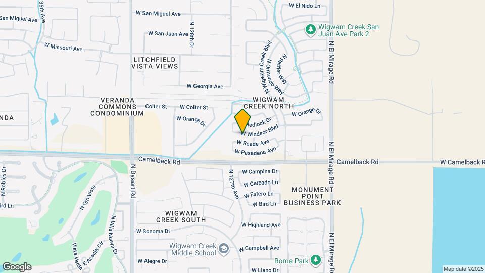 12623 W Windsor Blvd Map and Location Details