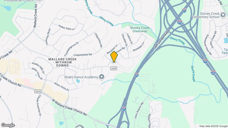 11014 Chalkbark Ln Map and Location Details