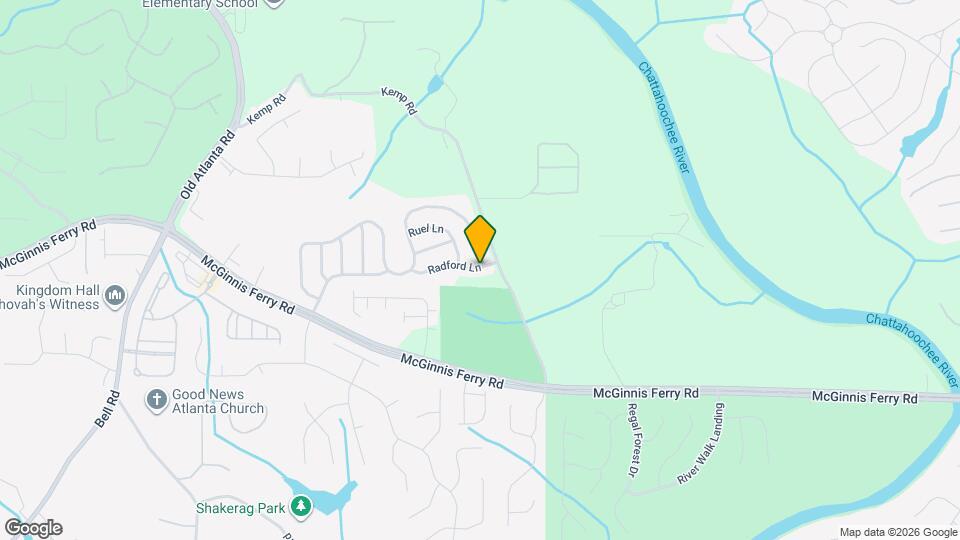 8950 Radford Ln Map and Location Details