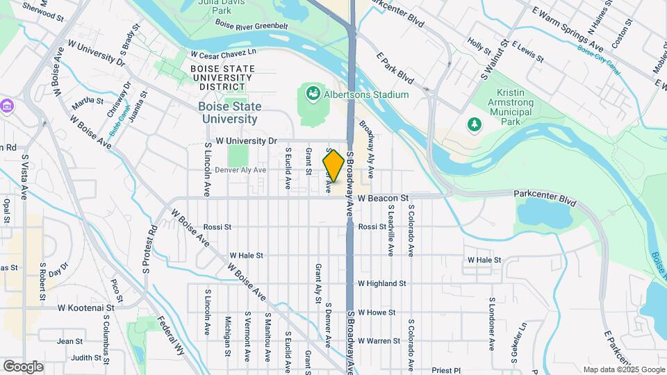 Denver Creek Map and Location Details
