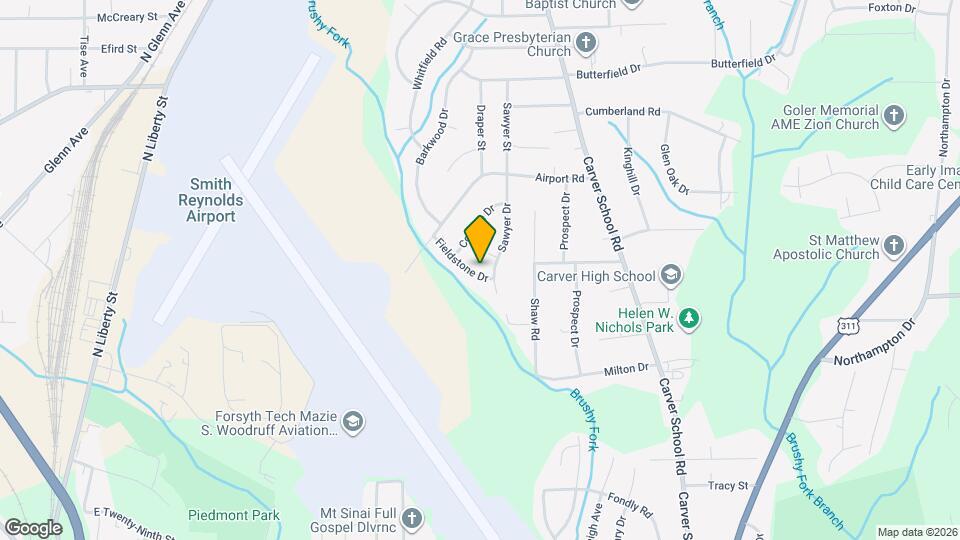 3501 Fieldstone Dr Map and Location Details