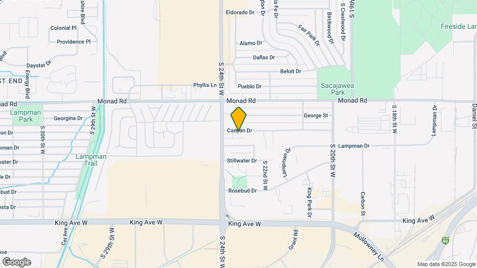 2324 Canyon Dr Map and Location Details